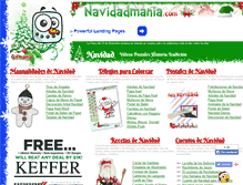 Tablet Screenshot of navidadmania.com